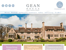 Tablet Screenshot of geanhouse.co.uk